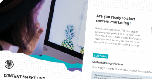 Content Marketing Strategy Planner Bluemelon Design