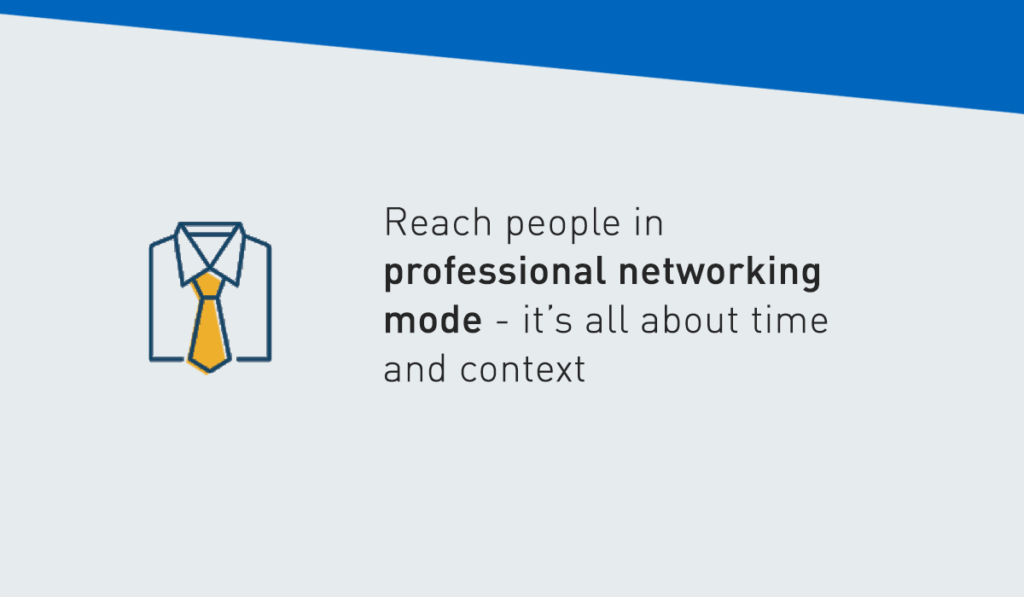 professional networking mode 