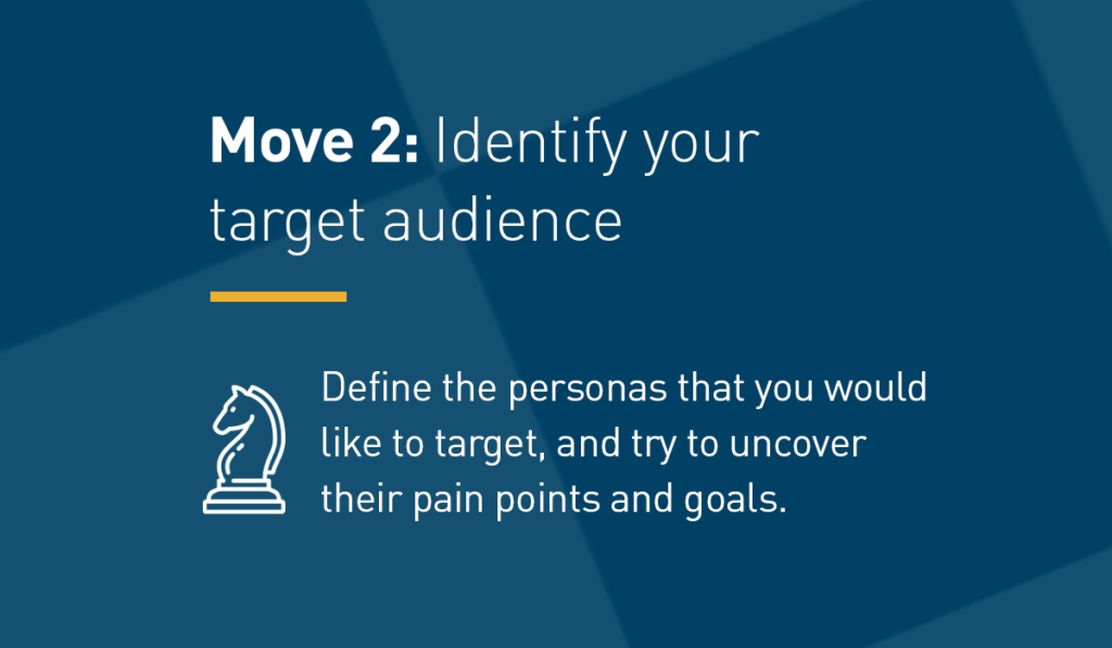 Identify your target audience