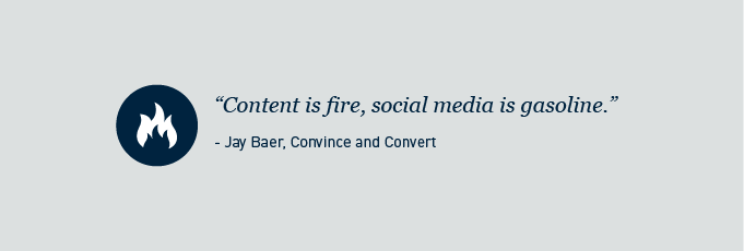 Content is fire social media is gasoline