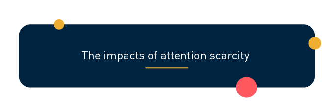 The impacts of attention scarcity