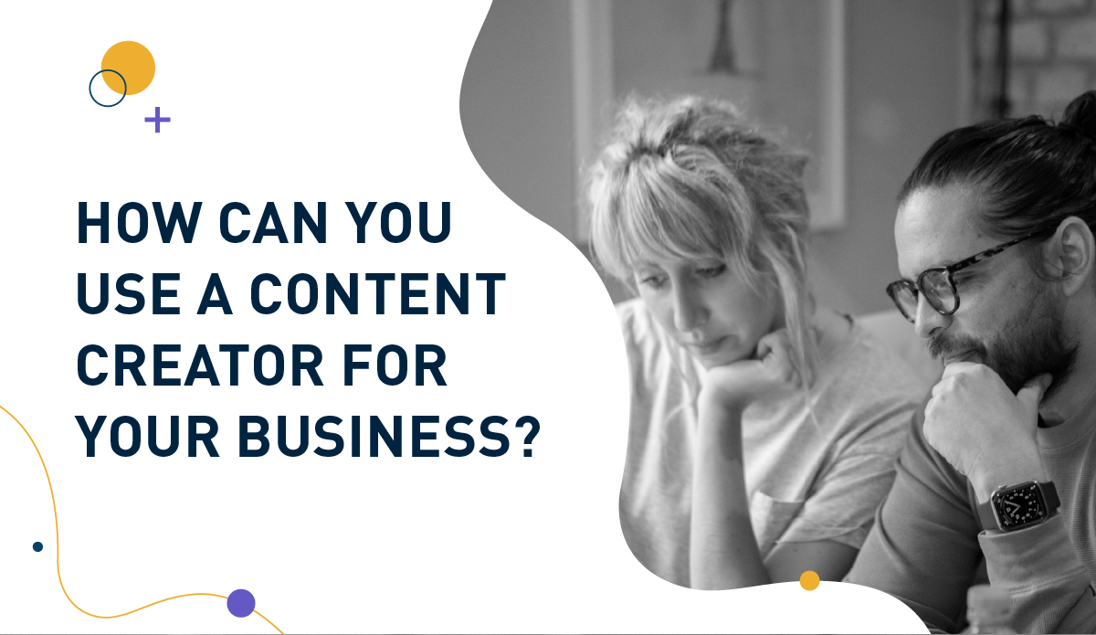 How can you use a content creator for your business header image